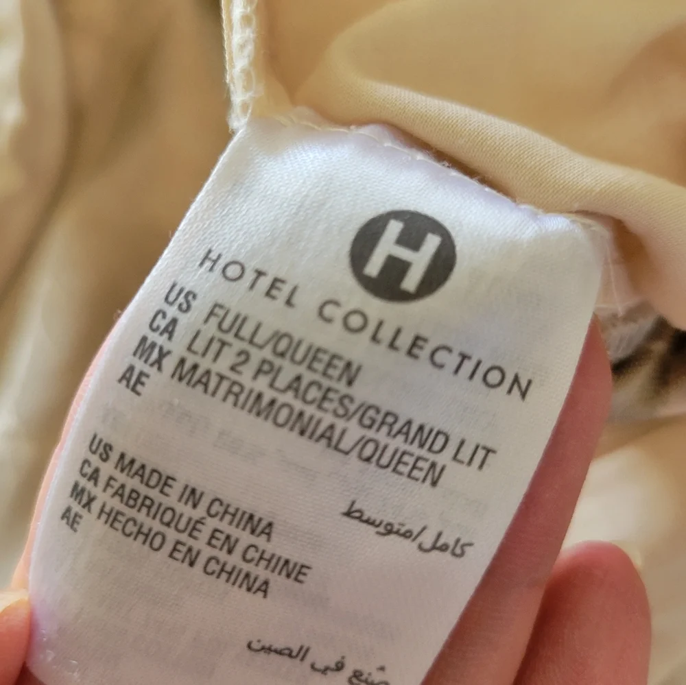HOTEL COLLECTION DUVET COVER - QUEEN/FULL - Picture 7 of 11